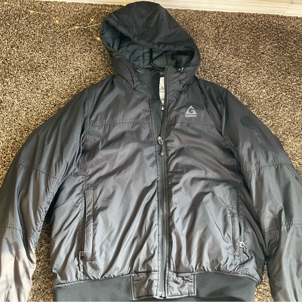 Gerry Weber Charcoal Hooded Puffer Jacket